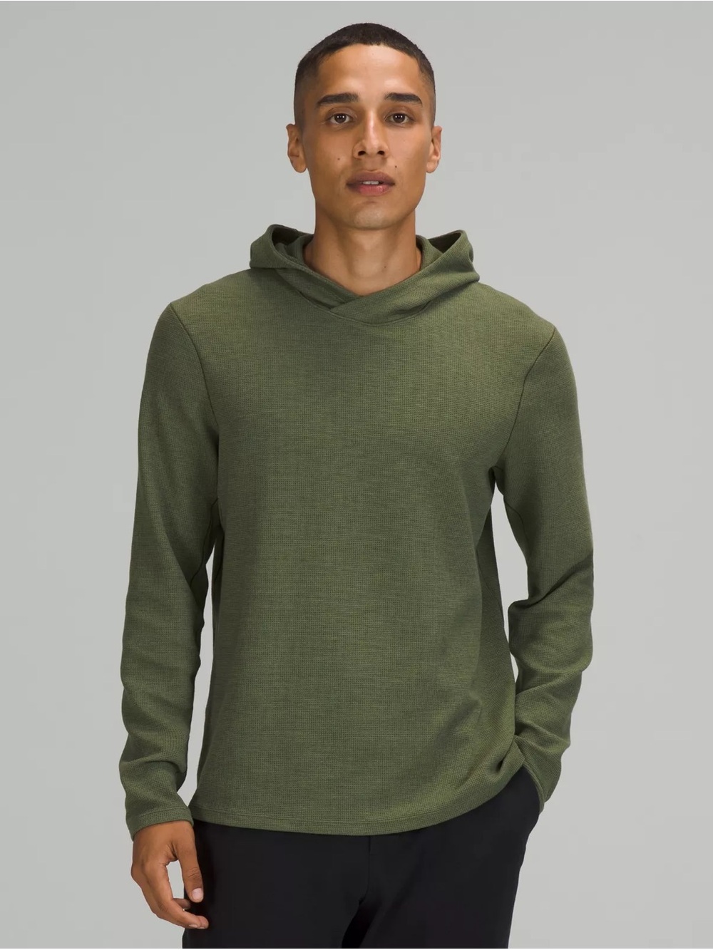Lululemon Shift Stitch Hoodie -olive green
